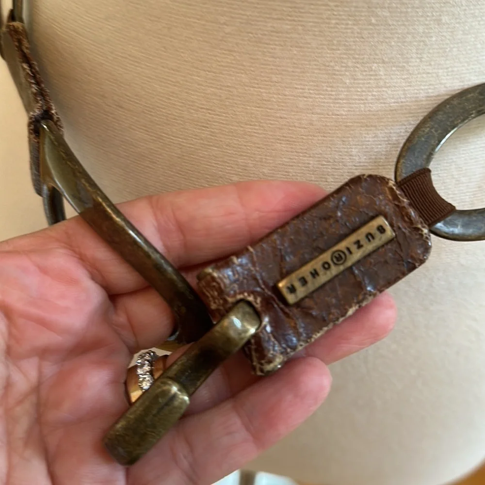 Suzi Roher Antique Look Brown Belt M